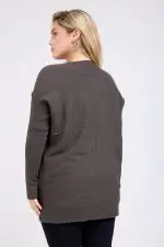 ⁦LUISA - טוניק סריג כיסים⁩ – תמונה ⁦10⁩