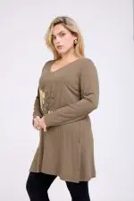 ⁦RACHEL - טוניק ארוך פרינט⁩ – תמונה ⁦6⁩