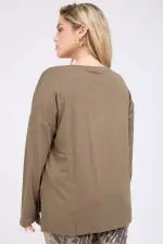 ⁦GEMMA - טופ ארוך שליץ פרי⁩ – תמונה ⁦3⁩