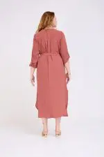 ⁦נעמי - שמלת בי כפתרה זהב⁩ – תמונה ⁦7⁩