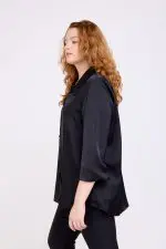 ⁦ג'ני - חולצת סאטן קוטור⁩ – תמונה ⁦7⁩