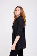 ⁦קלאודיה - חולצת אריג הגר⁩ – תמונה ⁦10⁩