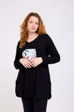⁦סטסיה - טוניקת שו פרינט⁩ – תמונה ⁦4⁩