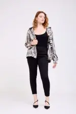 ⁦ג'ניה - קפוצ'ון סאטן זיפר⁩ – תמונה ⁦9⁩