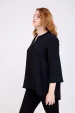 ⁦הודיה - חולצת אריג שינה פ⁩ – תמונה ⁦4⁩