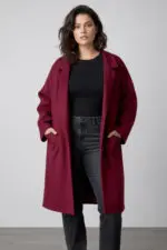 ⁦נטשה - מעיל צמר ארוך⁩ – תמונה ⁦11⁩