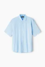 ⁦linen - חולצת פשתן קצרה⁩ – תמונה ⁦6⁩