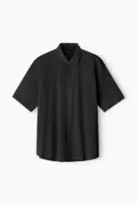 ⁦linen - חולצת פשתן קצרה⁩ – תמונה ⁦4⁩