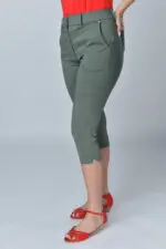 ⁦לוצ'י חדש - מכנס אריג 3/4⁩ – תמונה ⁦5⁩