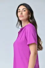 ⁦הילה - חולצת שינה כיווצים⁩ – תמונה ⁦11⁩