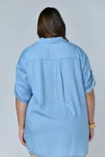 ⁦grace - טוניקת ג'ינס פרינ⁩ – תמונה ⁦8⁩