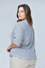 ⁦luna - טופ פסים כותנה⁩ – תמונה ⁦6⁩
