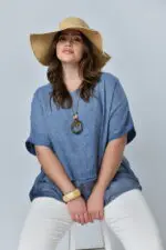 ⁦charlotte - טוניקה פשתן מ⁩ – תמונה ⁦5⁩