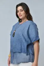 ⁦charlotte - טוניקה פשתן מ⁩ – תמונה ⁦3⁩