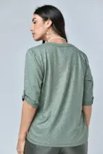 ⁦אהובה - חולצה טיפות זהב⁩ – תמונה ⁦9⁩