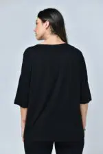 ⁦ורד - חולצת סירה זיפ צבוע⁩ – תמונה ⁦8⁩