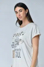 ⁦isla - טופ כותנה שטוף פוי⁩ – תמונה ⁦6⁩