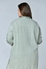 ⁦naomi - טוניקה כפתרה שטופ⁩ – תמונה ⁦8⁩