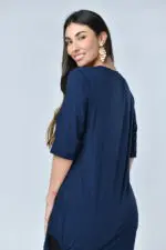 ⁦פאשן - טוניקת ויסקוזה שרש⁩ – תמונה ⁦4⁩