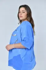 ⁦abigail - טוניקה שילוב פר⁩ – תמונה ⁦8⁩