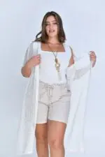 ⁦קלרה - עליונית רשת כותנה⁩ – תמונה ⁦2⁩