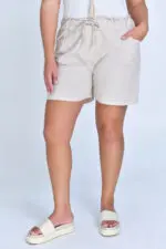 ⁦SAMANTHA - שורט כותנה⁩ – תמונה ⁦2⁩