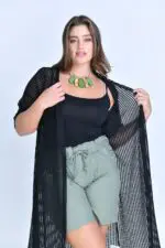 ⁦קלרה - עליונית רשת כותנה⁩ – תמונה ⁦5⁩