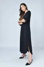 ⁦קייטי - שמלת ניאון וי אבנ⁩ – תמונה ⁦2⁩