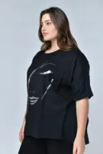 ⁦abigail - טוניקה שילוב פר⁩ – תמונה ⁦3⁩