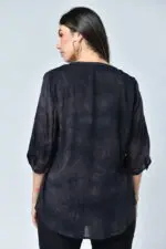 ⁦ללין - חולצת אריג סטונווש⁩ – תמונה ⁦12⁩