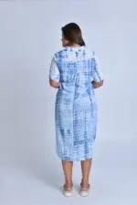 ⁦מולייר - שמלת אריג כפתרה⁩ – תמונה ⁦5⁩