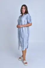 ⁦מולייר - שמלת אריג כפתרה⁩ – תמונה ⁦4⁩