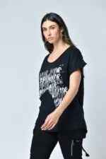 ⁦zoe - טופ כותנה פרינט⁩ – תמונה ⁦7⁩