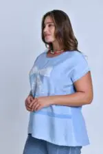 ⁦JANNICA - טופ קצר איטליה⁩ – תמונה ⁦4⁩