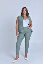 ⁦לינור - מכנס יהלומים סטרץ⁩ – תמונה ⁦5⁩