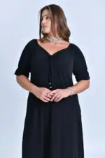 ⁦יובל - שמלת ריטה קשירה⁩ – תמונה ⁦5⁩