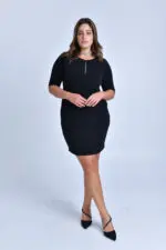 ⁦ליה - שמלת זיפר אבן רזיל⁩ – תמונה ⁦2⁩