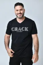 ⁦קורן - טי קצר וי פרינט⁩ – תמונה ⁦3⁩