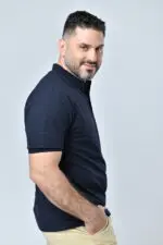 ⁦טל - פולו קצר פיקה ריקמה⁩ – תמונה ⁦4⁩