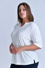 ⁦קרני - טופ תחרה עיבוד⁩ – תמונה ⁦2⁩