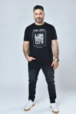 ⁦עידו - טי קצר ניקי פרינט⁩ – תמונה ⁦2⁩
