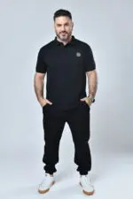 ⁦מרק - פולו קצר כותנה ריקמ⁩ – תמונה ⁦5⁩