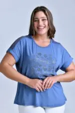 ⁦YVONNE - טופ קצר איטליה⁩ – תמונה ⁦5⁩