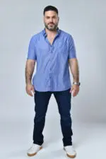 ⁦oxford - אריג קצר אוקספור⁩ – תמונה ⁦2⁩
