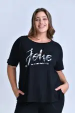 ⁦יאנה - טופ רגלן לסט פרינט⁩ – תמונה ⁦3⁩