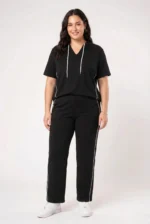 ⁦מודה - מכנס מחטב רחב פספו⁩ – תמונה ⁦2⁩